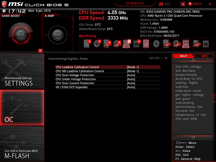 Разгон Ryzen 3 1300X/1200