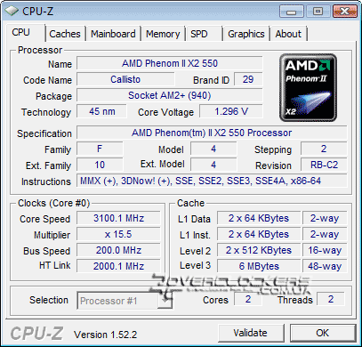 Phenom II X2 550 BE