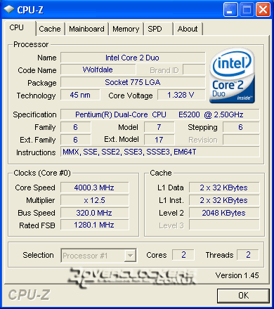 Процессор Intel Pentium Dual-Core E5200