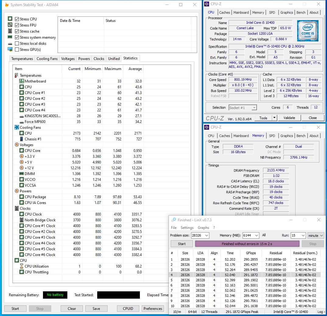 Intel Core i5-10400