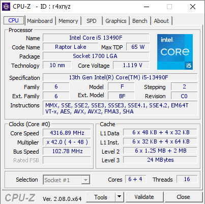 Intel Core i5-13490F