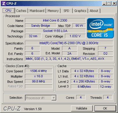 Intel Core i5-2300 Intel Core i5-2300