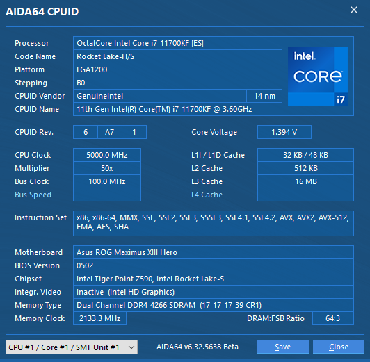 Intel Core i7-11700KF