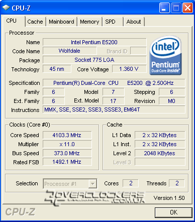 Процессор Intel Pentium Dual-Core E5200