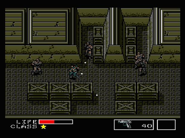 Metal Gear 2: Solid Snake (1990) - MSX2 gameplay on blueMSX