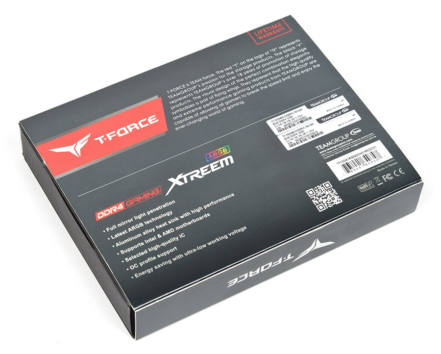 Team T-FORCE XTREEM ARGB TF10D416G3200HC16CDC01