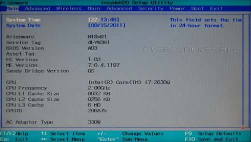 Alienware M18xR1 Alienware M18xR1