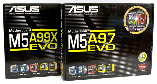 ASUS M5A97 EVO и ASUS M5A99X EVO