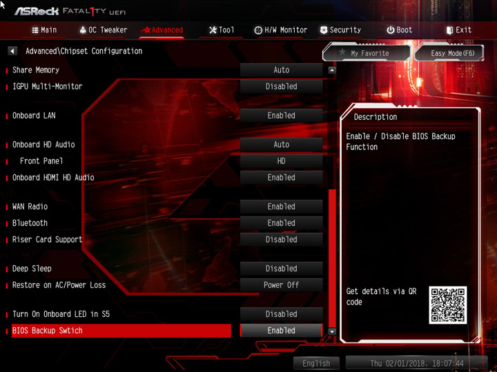 ASRock Fatal1ty Z370 Gaming-ITX/ac