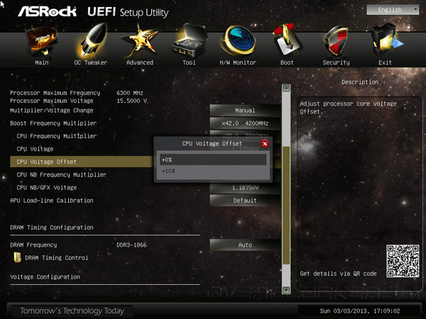 UEFI Setup ASRock FM2A85X-ITX