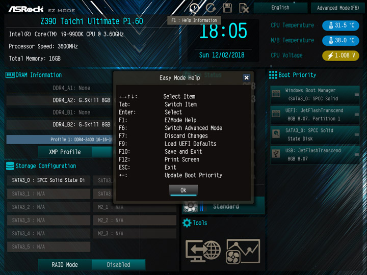ASRock Z390 Taichi Ultimate