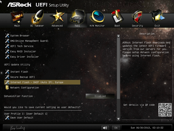 UEFI Setup ASRock Z87 Extreme6 UEFI Setup ASRock Z87 Extreme6