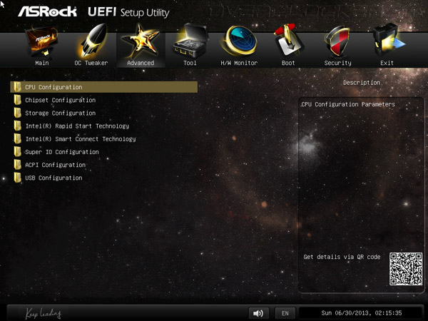 UEFI Setup ASRock Z87 Extreme6 UEFI Setup ASRock Z87 Extreme6