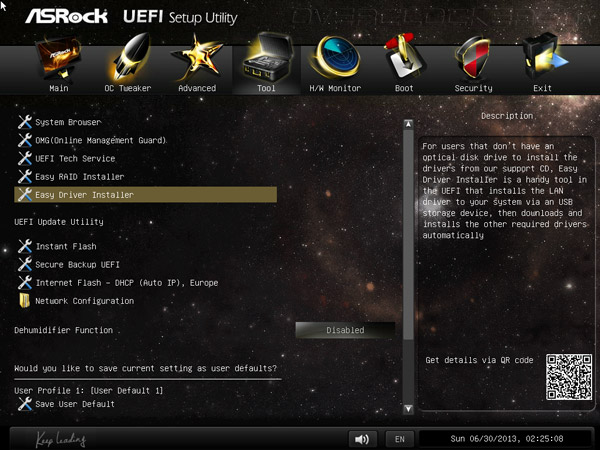 UEFI Setup ASRock Z87 Extreme6 UEFI Setup ASRock Z87 Extreme6
