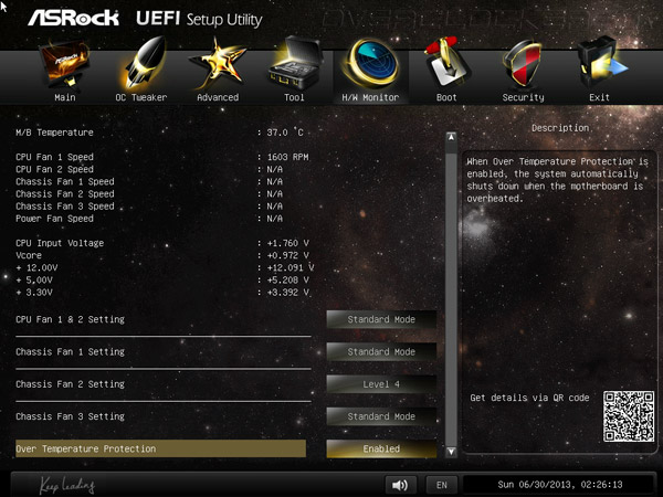 UEFI Setup ASRock Z87 Extreme6 UEFI Setup ASRock Z87 Extreme6