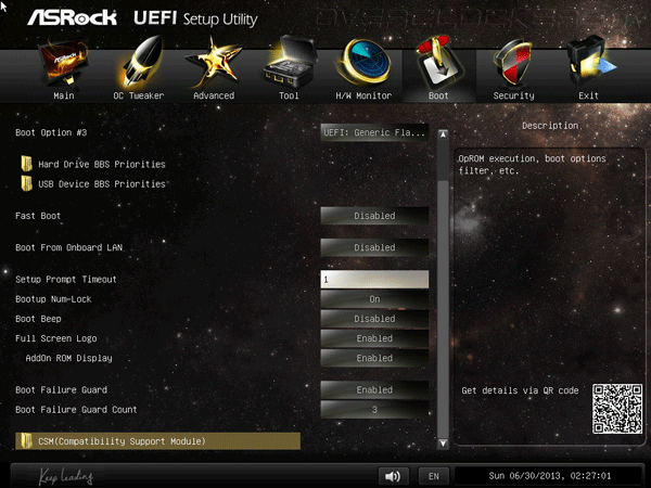 UEFI Setup ASRock Z87 Extreme6 UEFI Setup ASRock Z87 Extreme6