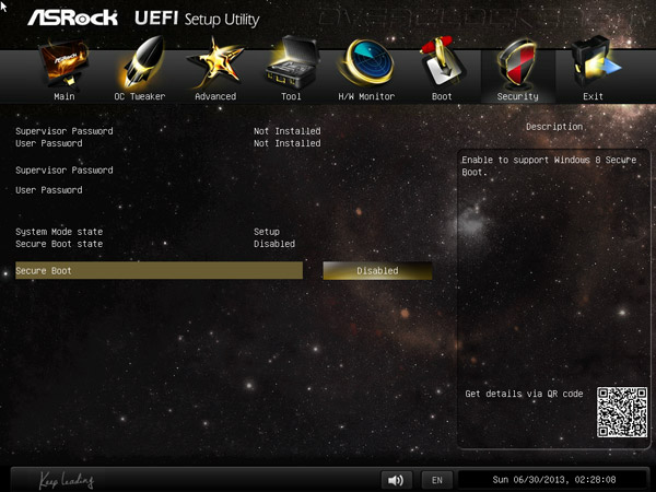 UEFI Setup ASRock Z87 Extreme6 UEFI Setup ASRock Z87 Extreme6