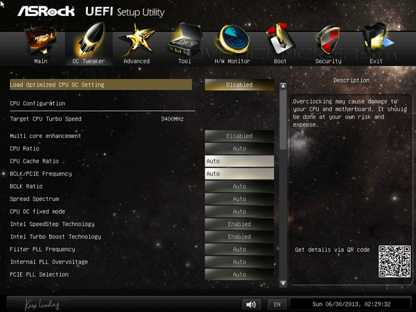 UEFI Setup ASRock Z87 Extreme6 UEFI Setup ASRock Z87 Extreme6