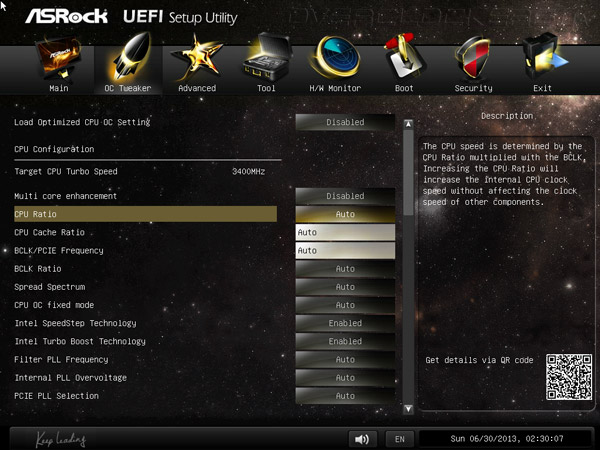UEFI Setup ASRock Z87 Extreme6 UEFI Setup ASRock Z87 Extreme6