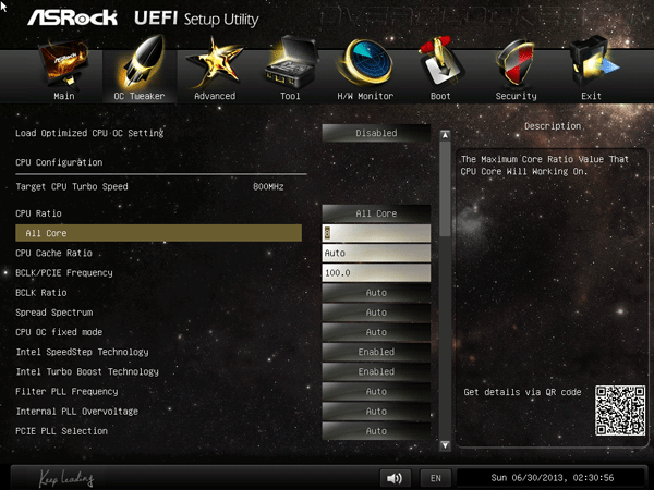UEFI Setup ASRock Z87 Extreme6 UEFI Setup ASRock Z87 Extreme6