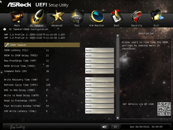 UEFI Setup ASRock Z87 Extreme6 UEFI Setup ASRock Z87 Extreme6