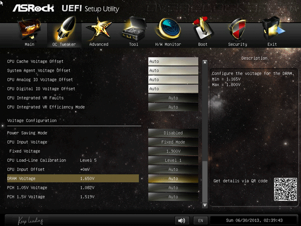 UEFI Setup ASRock Z87 Extreme6 UEFI Setup ASRock Z87 Extreme6