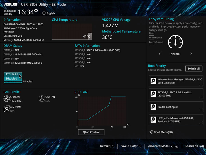 ASUS EX-A320M Gaming