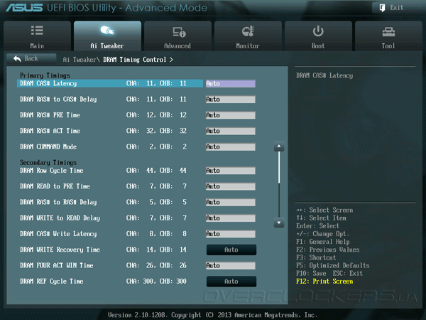 UEFI Setup ASUS F2A85-M LE