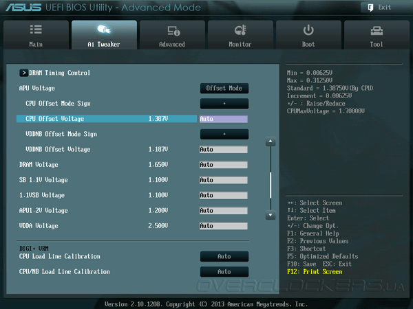 UEFI Setup ASUS F2A85-M LE