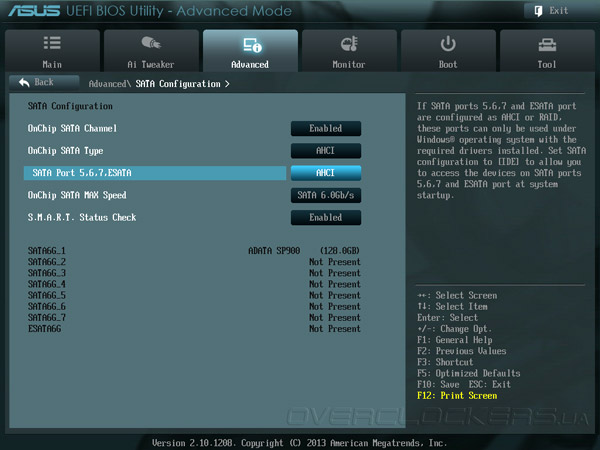 UEFI Setup ASUS F2A85-M LE