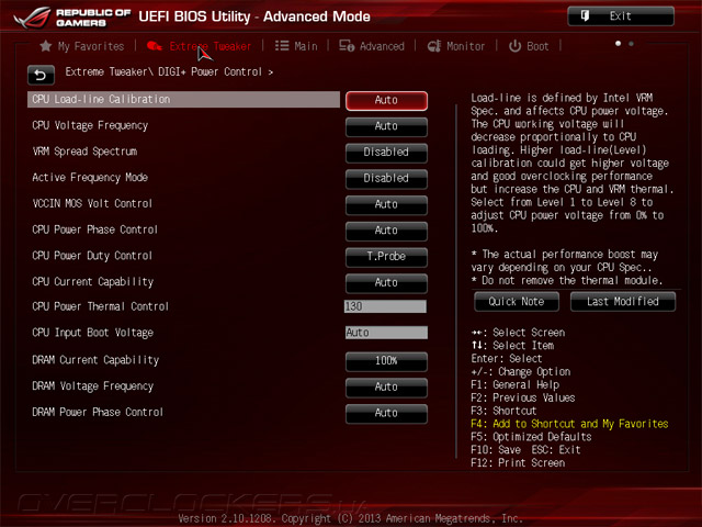 UEFI Setup ASUS Maximus VI Extreme
