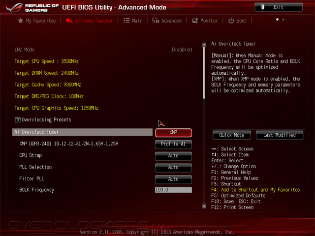 UEFI Setup ASUS MAXIMUS VI Formula UEFI Setup ASUS MAXIMUS VI Formula