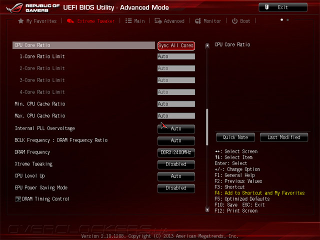 UEFI Setup ASUS MAXIMUS VI Formula UEFI Setup ASUS MAXIMUS VI Formula