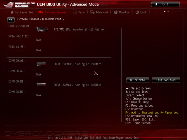 UEFI Setup ASUS MAXIMUS VI Formula UEFI Setup ASUS MAXIMUS VI Formula