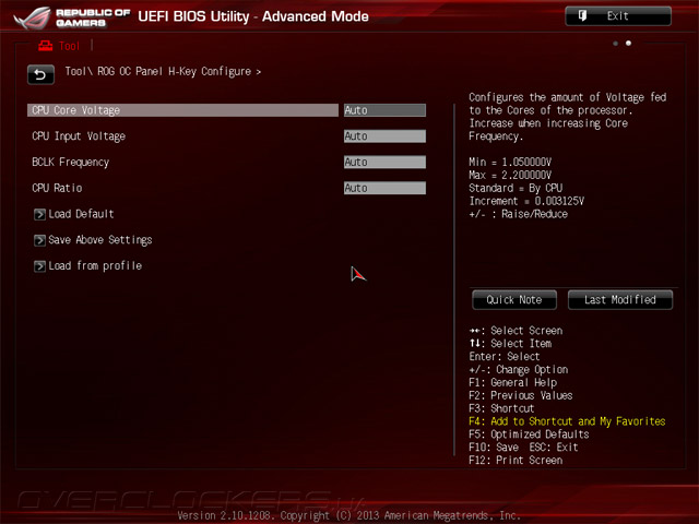 UEFI Setup ASUS MAXIMUS VI Formula UEFI Setup ASUS MAXIMUS VI Formula