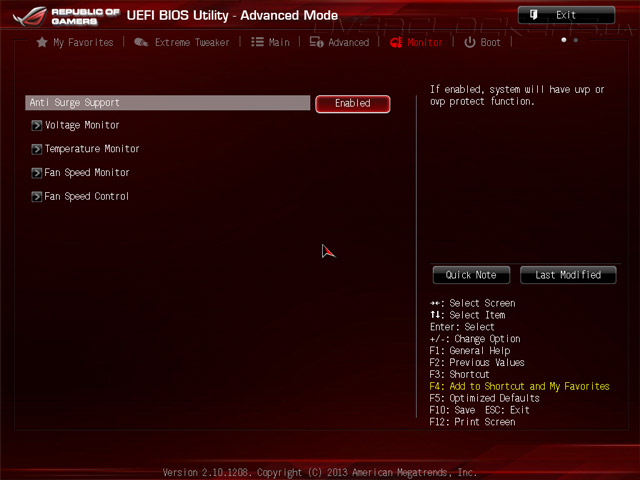 UEFI Setup ASUS Maximus VI Gene