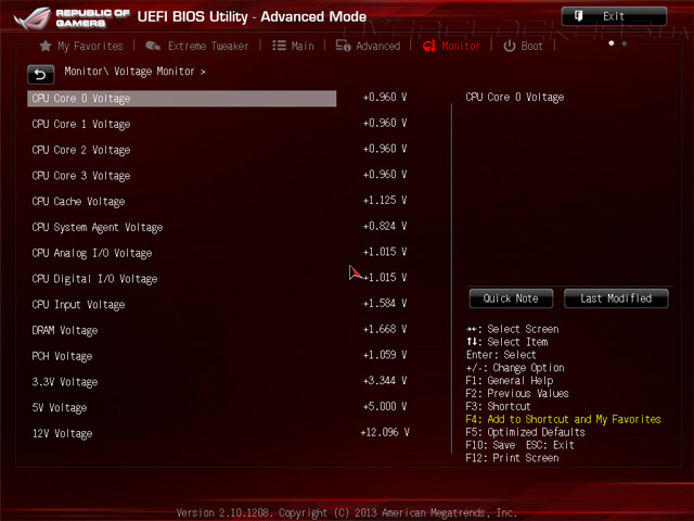 UEFI Setup ASUS Maximus VI Gene