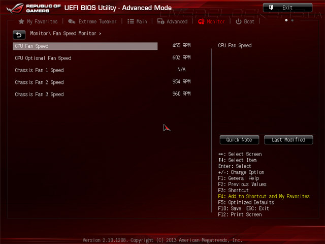 UEFI Setup ASUS Maximus VI Gene