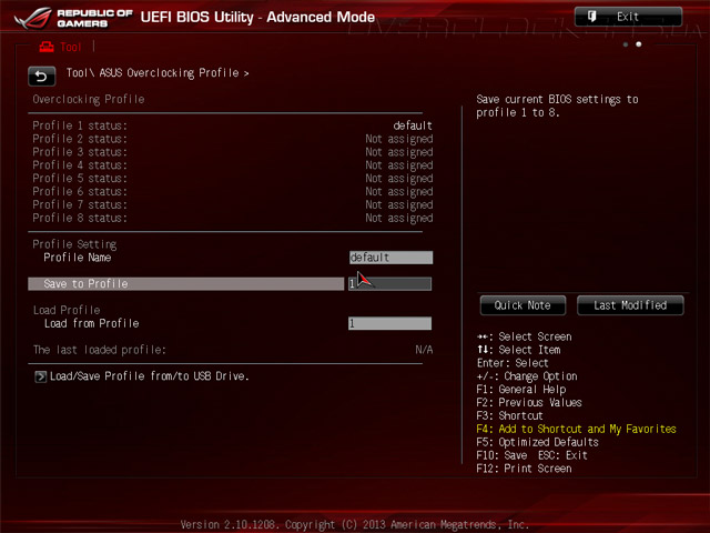 UEFI Setup ASUS Maximus VI Gene