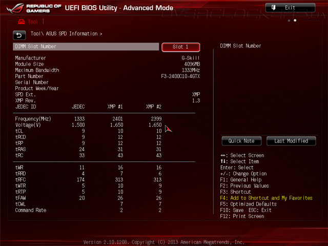 UEFI Setup ASUS Maximus VI Gene