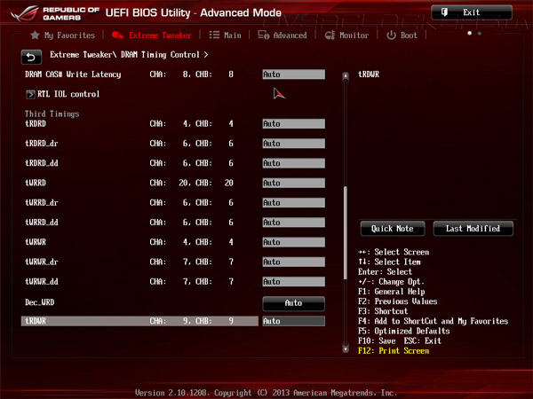UEFI Setup ASUS Maximus VI Hero