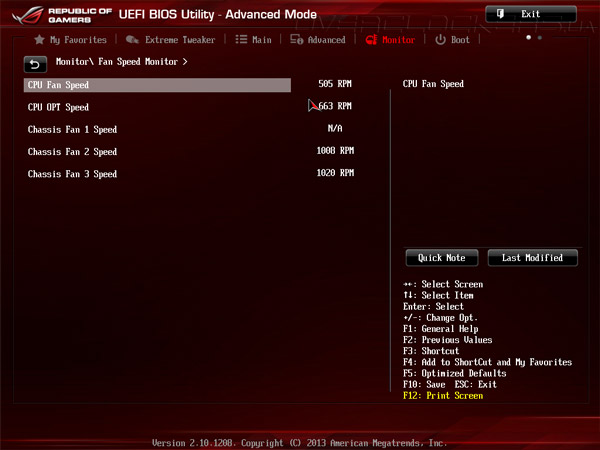 UEFI Setup ASUS Maximus VI Hero