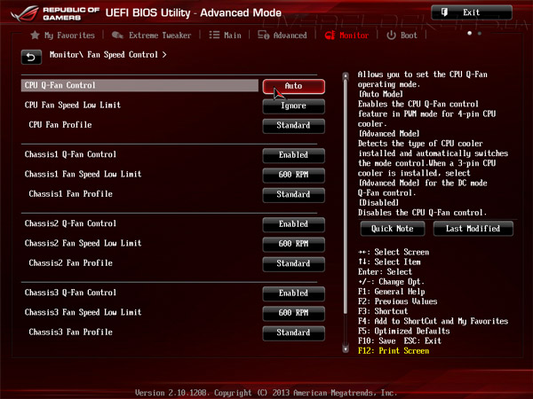 UEFI Setup ASUS Maximus VI Hero