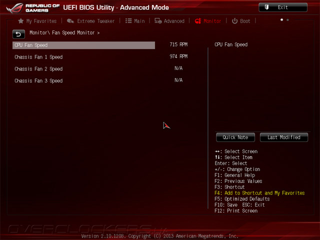 UEFI Setup ASUS Maximus VI Impact