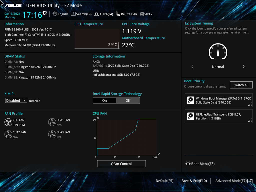 ASUS Prime B560-Plus