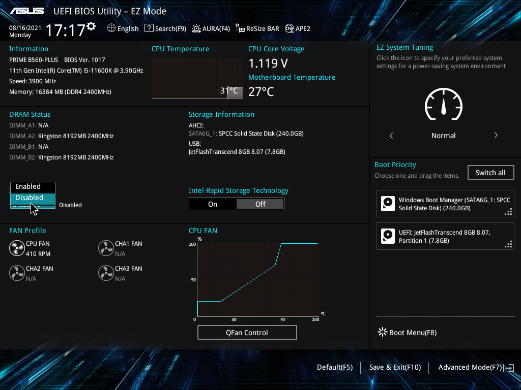 ASUS Prime B560-Plus