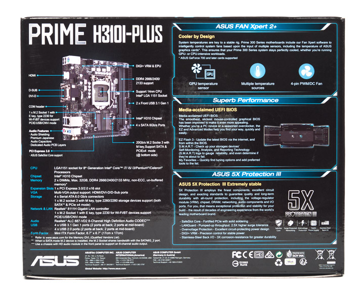 ASUS Prime H310I-Plus