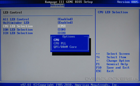BIOS Setup ASUS Rampage III Gene