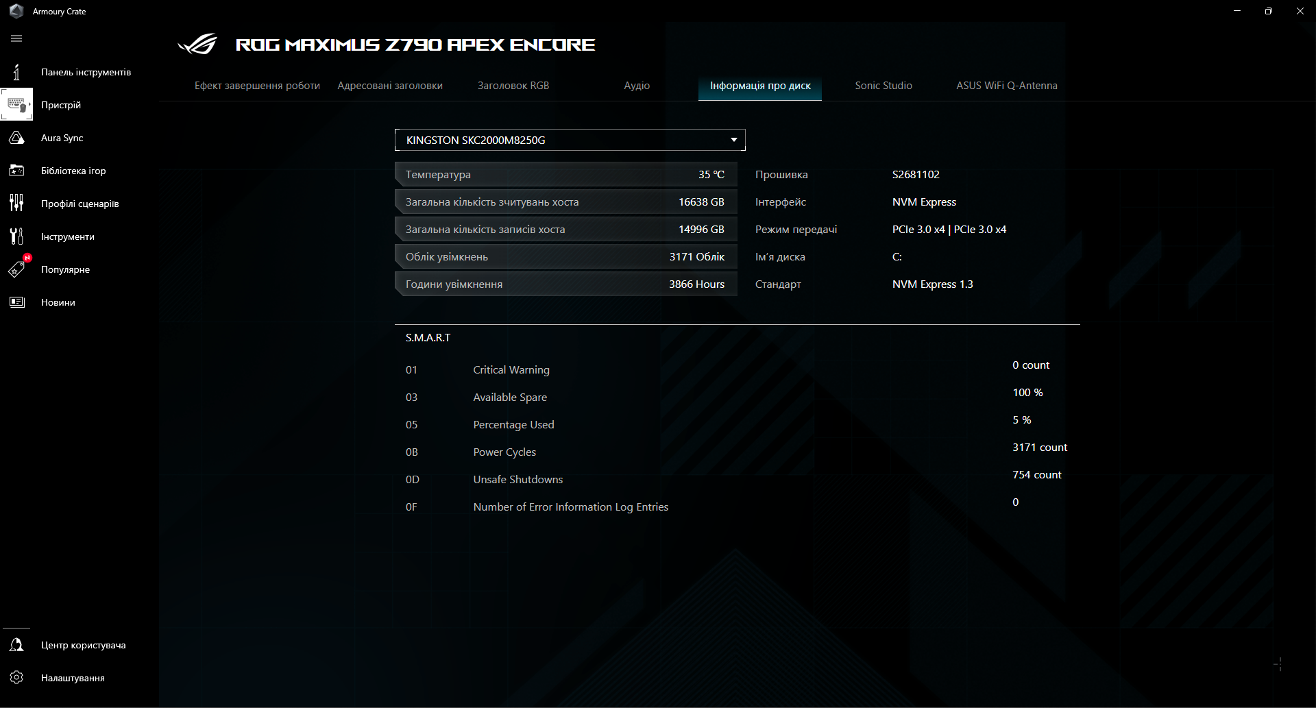 ASUS ROG Maximus Z790 Apex Encore