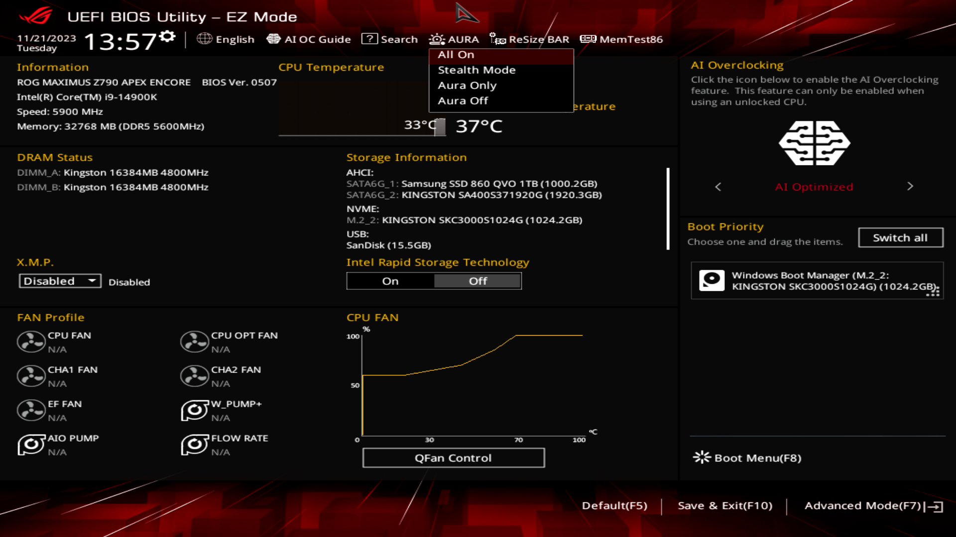 ASUS ROG Maximus Z790 Apex Encore